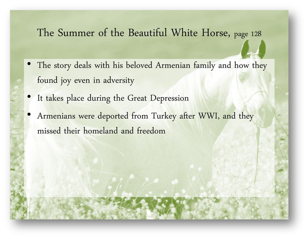 Chapter 1  The Summer of the Beautiful White Horse Questions and Answers  NCERT Solutions for Class 11 English Snapshots  Education Blogs